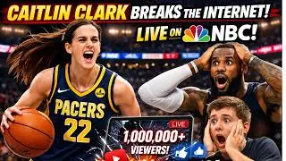 Caitlin Clark SHOCKS Fans on LIVE TV &mdash; NBC NBA Debut Goes Viral