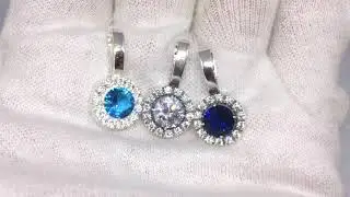 Серебряный подвес 83074 (Selenit)