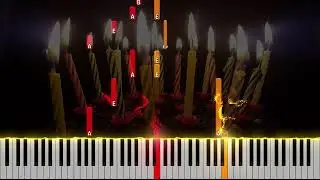 Para tu persona especial - Romantic Birthday  No2 in A Major - Arr Miranda Wong Tutorial Piano EASY