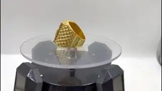 1 GRAM GOLD OM (AUM) RING FOR MEN DESIGN A-1110