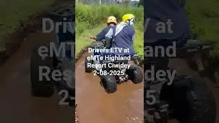 Pencari tantangan via ATV at eMTe Highland Resort Ciwidey