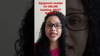 Equipment for ONLINE teaching|MUST HAVE! #esl #teacher #hustle #online #onlinebusiness