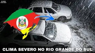 🚨TEMPORAL de GRANIZO atinge NORTE e NOROESTE DO RS: 80 CASAS DANIFICADAS E ALERTA MÁXIMO😱
