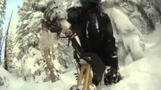 MyFirst DEEP snow day 2011 SKI-DOO Summit Freeride 800 E-Tec