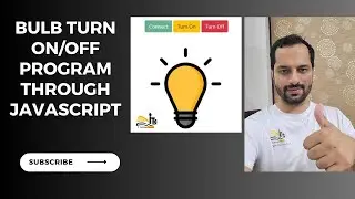 How to create JavaScript ON/OFF blub program. JavaScript ON/OFF project in HINDI. JavaScript project