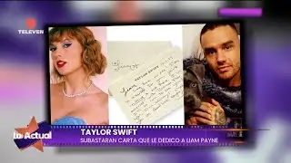 Taylor Swift's letter to Liam Payne to be auctioned - News 11/17/25