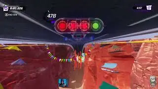 Rocket Racing Mode Speed Run on Map Inverse Arches
