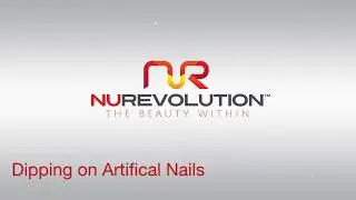 NuRevolution dipping powder tutorial on artificial nails!
