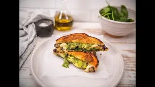Rustic vegetable toastie