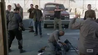The Walking Dead 7x13 Benjamin's Death / Old Morgan Returns