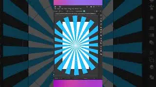 Spiral sunburst background design in Adobe Illustrator part 3