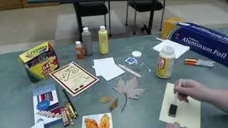 Crafternoon Embossing Leaves