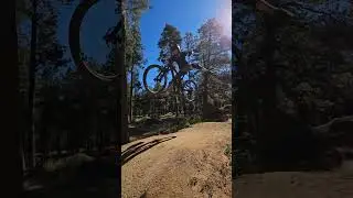 Quick stop at Fort Tuthill. #bike #mountainbike #mountainbikeriders #jump