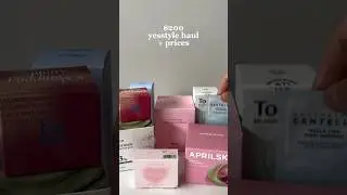 $200 Yesstyle Haul! @yesstyle #asmr #skincare #fyp #haul #yesstyle #aprilskin #viral #makeup
