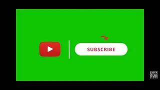 Green screen subscribe.like.and comments 