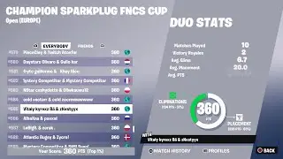 How We Won The FNCS Skin (Both console )