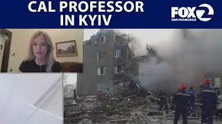 UC Berkeley Professor in Kyiv flees to bomb shelter in Russian drone attack | KTVU