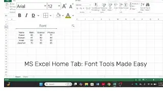 How to Use Font Options in Excel | MS Excel Fonts: Change, Style & Format Text Easily Tutorial