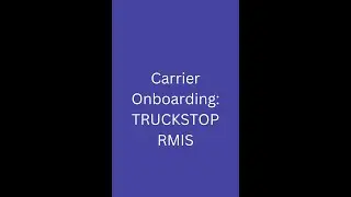 Carrier Onboarding (RMIS) and Total Control TMS: Integration