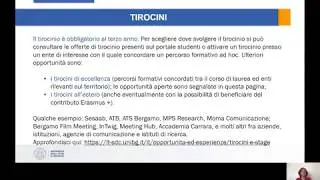 Scienze della Comunicazione - Presentazione triennale