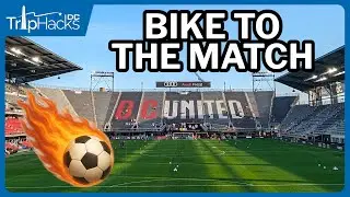 Bike Ride to a Game at Audi Field (Washington DC) 🚲 4K Narrated
