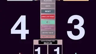 Table Tennis Digital Score Tutorial #4