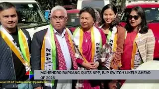 MOHENDRO RAPSANG QUITS NPP, BJP SWITCH LIKELY AHEAD OF 2028