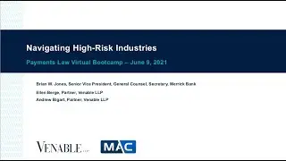 Navigating High Risk Industries