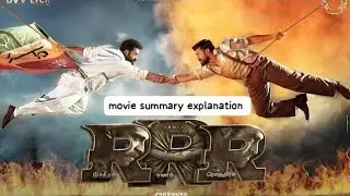 RRR Kannada Movie Best Summary Explanation New | Jr. NTR | Ramcharan |