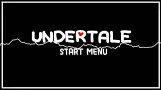 UNDERTALE - Start Menu (Cover)
