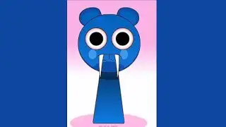 HOW TO DRAW BLUE PHASE 4 FROM SPRUNKI OC 