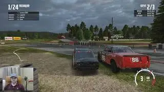 Wreckfest 2020 Укороченный Круг Прохождение Трассы Espedalen Raceway. Гонки на Автомобилях