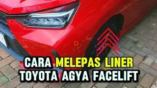 🔴VIDEO TUTORIAL CARA GANTI LINER FENDER TOYOTA AGYA TERBARU| DIARY OTOMOTIF