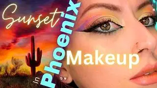 Phoenix Sunset makeup, step by step, beginner friendly | Liz