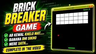 Brick Breaker Game in one video | Java Swing | eclipse IDE