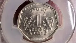 Rare 1 rupee coin value.1988 noida mint coin price.rare.7003661302