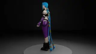 Jinx 3D Model -Fan Art