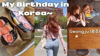 turning 25 in Korea 🇰🇷🥳 | traveling, cafe vibes, baseball game, birthday vlog~