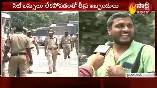 Festival Problems | No Buses to Return Journey | TSRCT Srike Effect | Sakshi TV