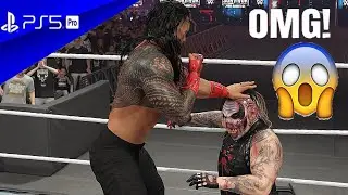 WWE 2K25 - Roman Reigns vs The Fiend Bray Wyatt | World Championship Match | PS5 4K Gameplay