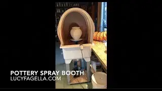 Самодельная окрасочно-сушилка для керамики и глазуровка