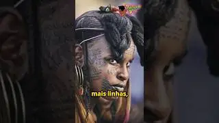 Tatuagens No Rosto De Mulheres 😱#viral #tattoo #viralvideo #sud&atilde;o #tiktok #instagram