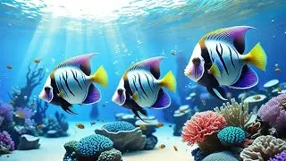 🔴 LIVE Aquarium 4K 🌊 Calm Jellyfish & Coral Reef Ambience