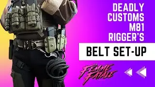 Deadly Customs M81 Riggers Belt Set up!