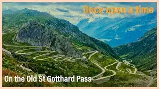 The Old St Gotthard Pass on a motorcycle in five minutes.