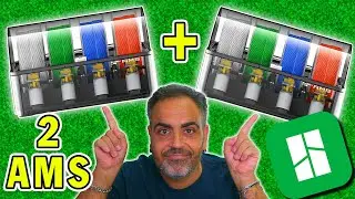 DOPPIO AMS su Bambulab P1P P1S X1C - Cosa serve, come si monta e considerazioni varie.