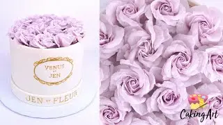 Online Course - Sugar Roses and Flower Box Cake - Venus Et Fleur Cake