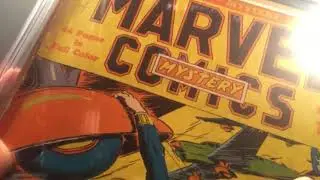 Marvel Comics #2 cgc case issue detached cover shifting golden age book Timely