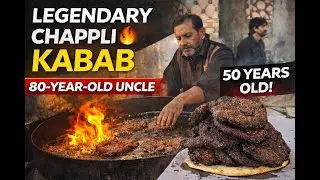 Why Everyone Loves This 50-Year-Old Legendary Chappli Kabab 🤯I Rambail Taru Jabba