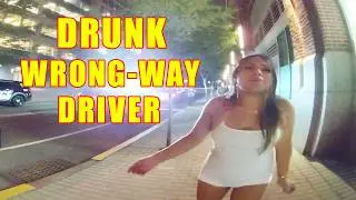 Drunk 21-Year-Old Drives the Wrong Way in Front of Police Station